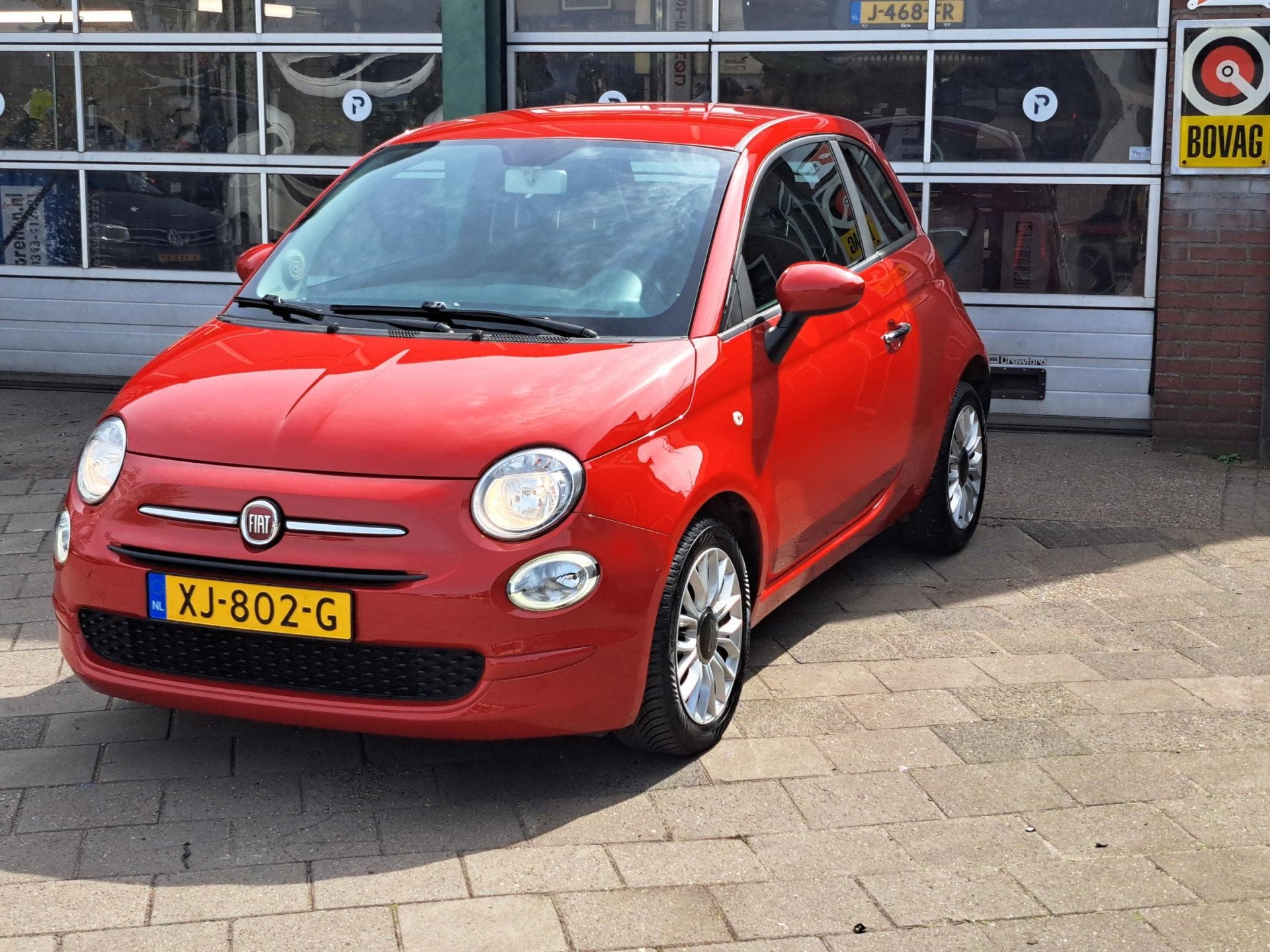 Fiat 500 1.2 Popstar (bj 2018), Auto's, Stof, Gebruikt, 4 cilinders, 840 kg