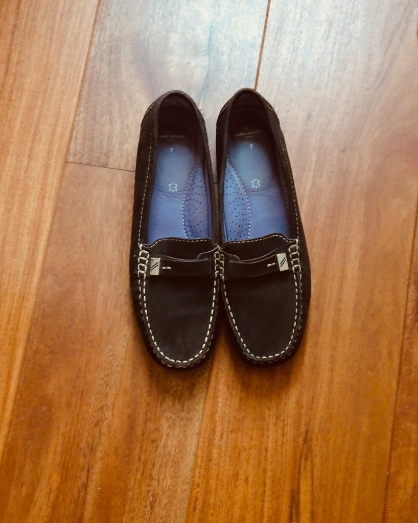 Daniel Hechter moccasins maat 7, Bruin, Ophalen of Verzenden, Zo goed als nieuw, Espadrilles of Moccasins