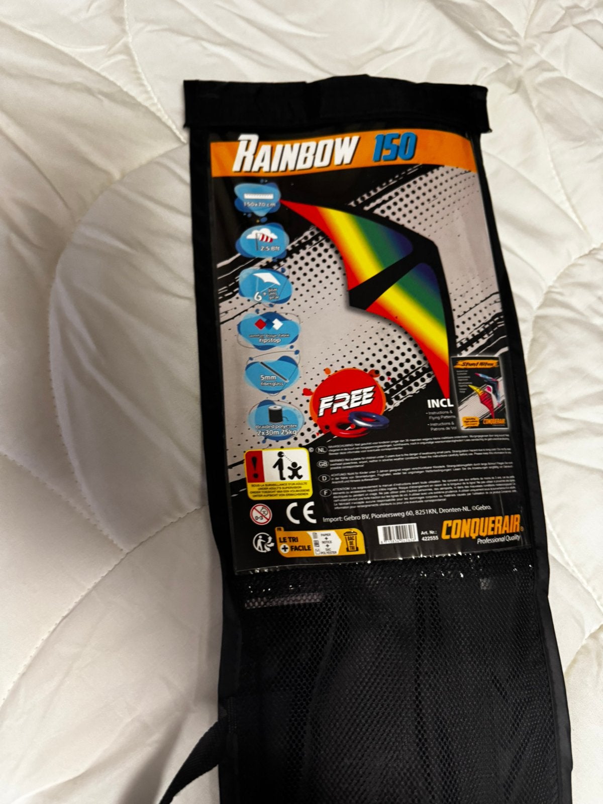 Vlieger Rainbow 150, Ophalen, Zo goed als nieuw