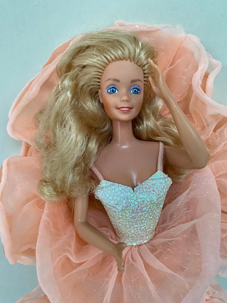 Vintage Barbie 1984 Peaches n Cream Mattel, Ophalen of Verzenden