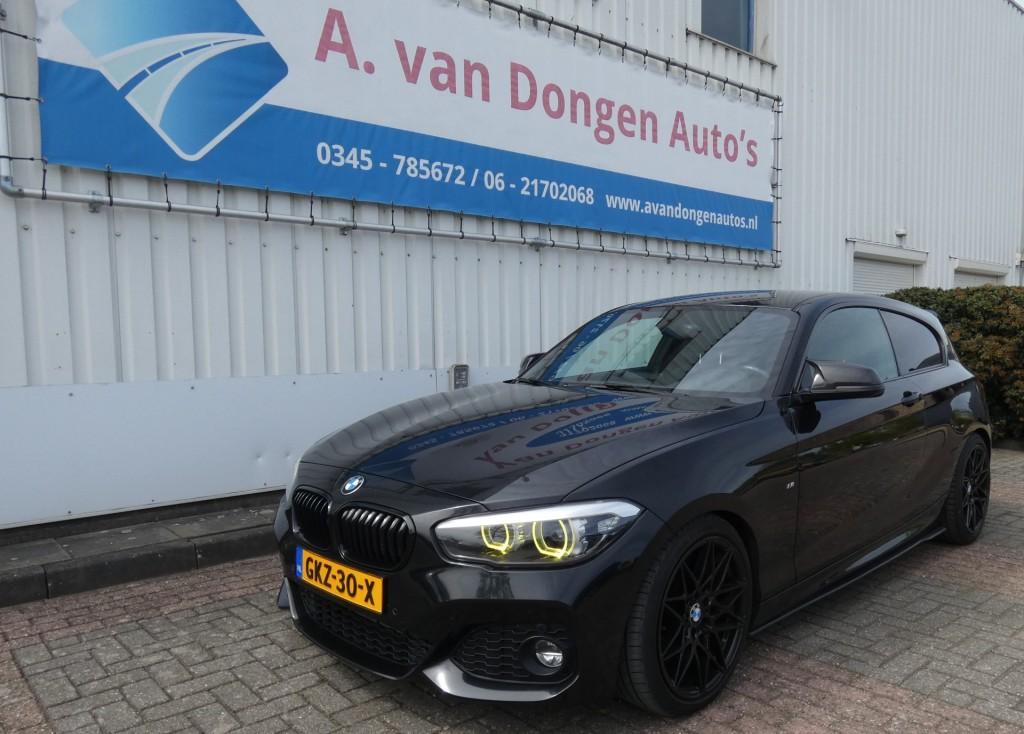Bmw 1-SERIE 116I M Sport,Navi,Led,H&K,PDC,Bltooth,APK 14-4-2, 1-Serie, Gebruikt, Euro 6, 4 stoelen