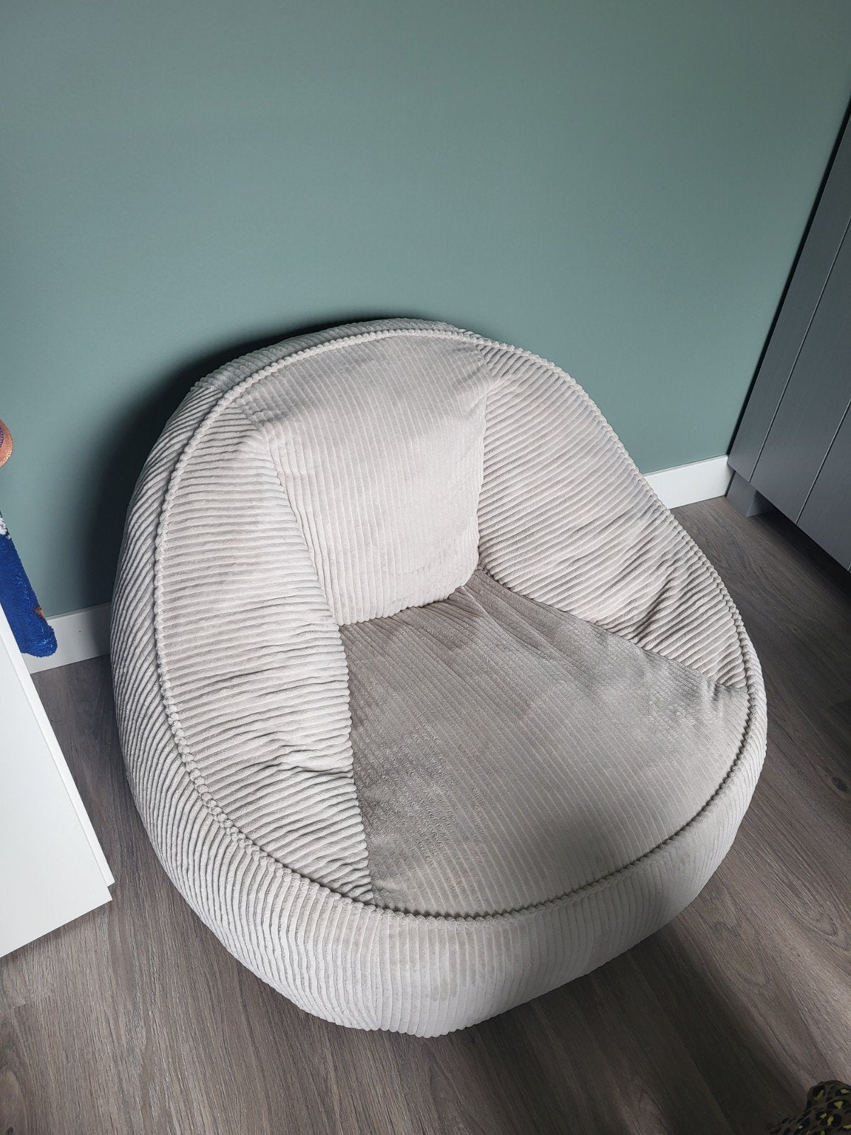 Beige rib zitzak voor kinderen - Action, Ophalen