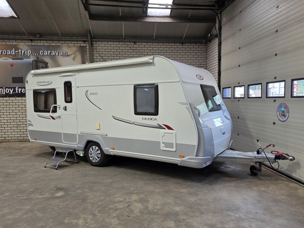 LMC Musica 470 D / Groot Frans bed/ Mover / Voortent, Rondzit, Schokbreker, Bedrijf, Overige typen