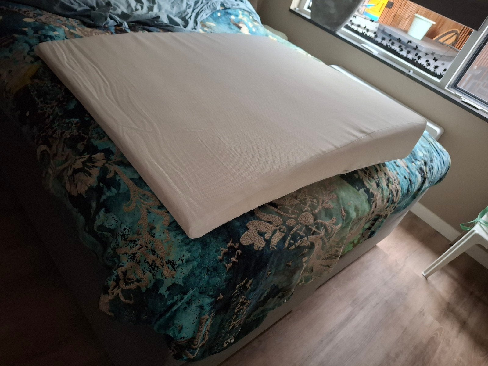 Matrasverhoger 90x100x15 cm - Nieuwstaat, 90 cm, Eenpersoons, Zo goed als nieuw, Matras