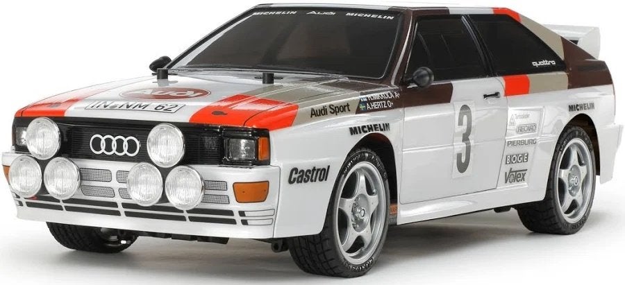 Tamiya Body Audi Quattro Rally A2 1/10 - 51615, Elektro, Nieuw, Ophalen of Verzenden, Schaal 1:10