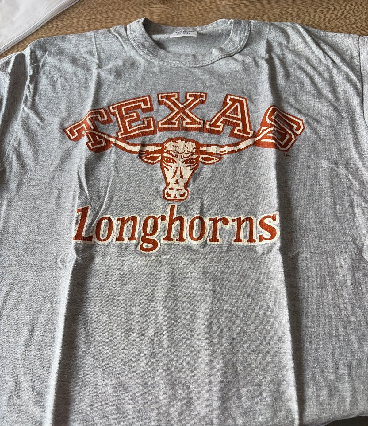 Grijs Texas Longhorns T-shirt - Maat XL, Kleding | Heren, Ophalen of Verzenden, Zo goed als nieuw, Maat 56/58 (XL), Grijs