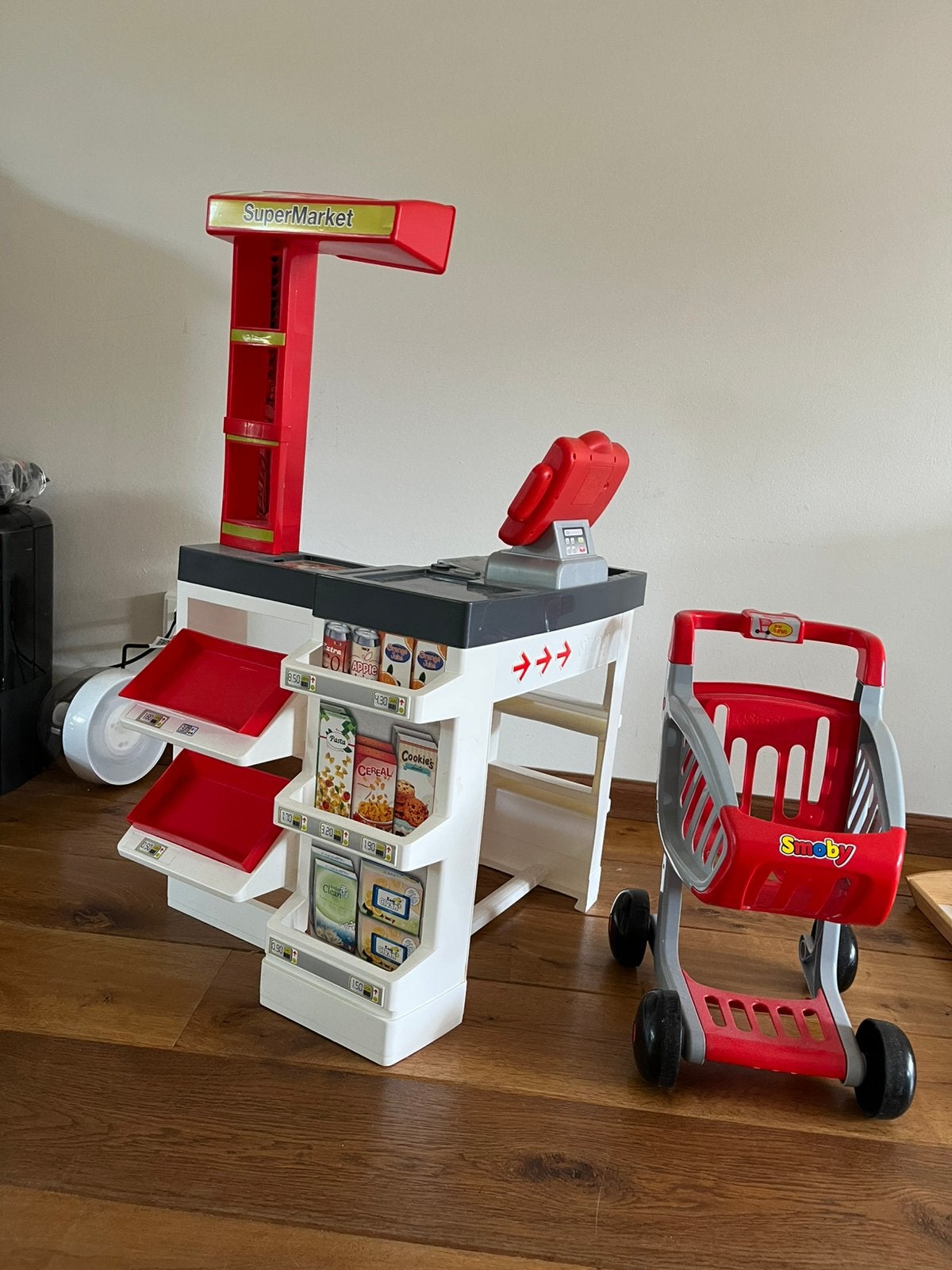 Smoby speelgoedwinkel, Ophalen, Zo goed als nieuw, Ontdekken, Met geluid