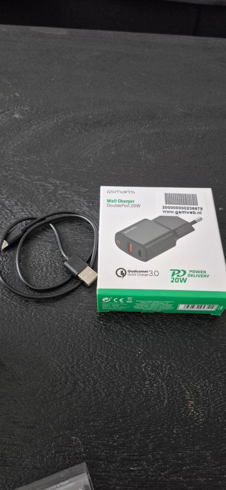 20W Snellader Dual Port voor Samsung & iPhone, Telecommunicatie, Mobiele telefoons | Telefoon-opladers, Nieuw, Universeel, Ophalen of Verzenden