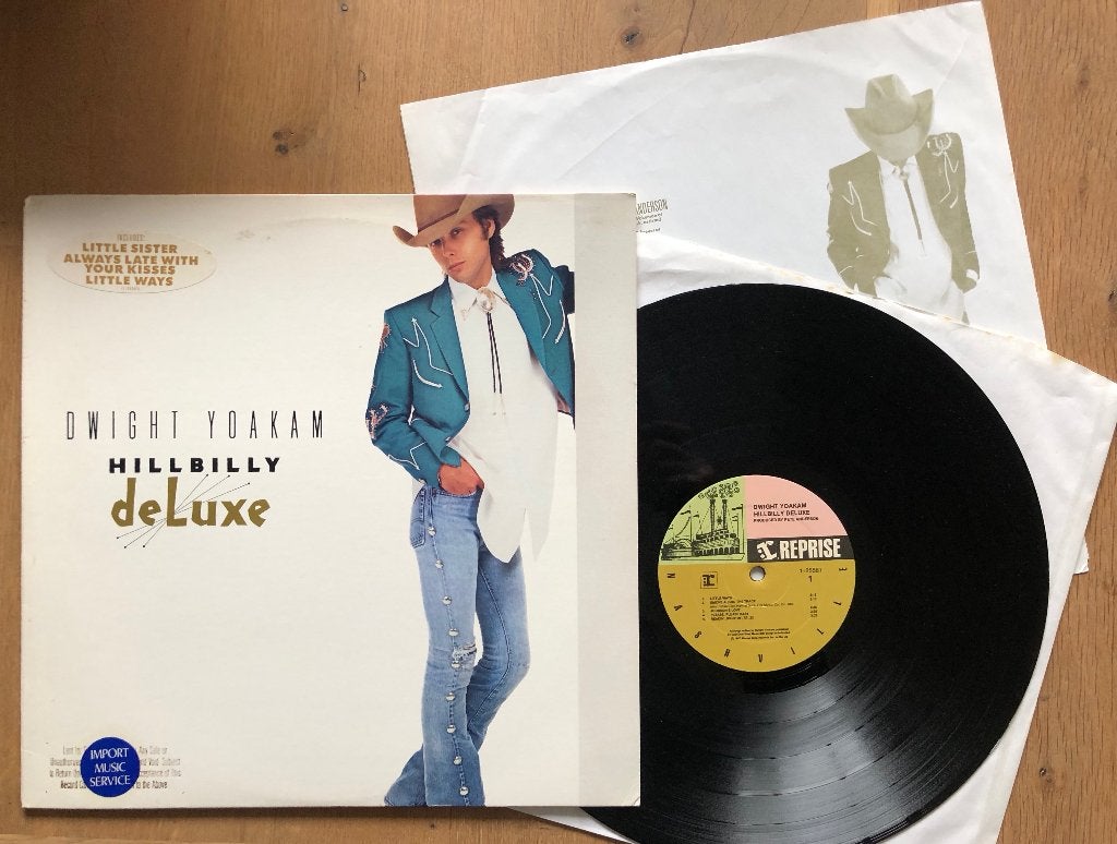 DWIGHT YOAKAM - Hillbilly DeLuxe ( LP; USA ), LP, Ophalen of Verzenden, Zo goed als nieuw, Inclusief binnenhoes