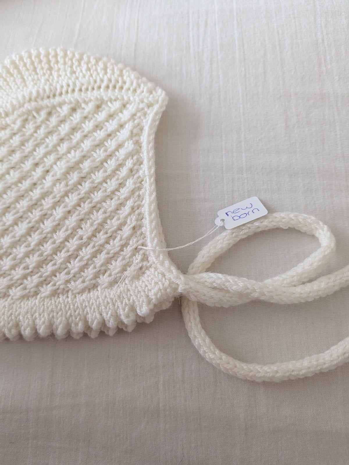 strik mutsje newborn, Kinderen en Baby's, Ophalen of Verzenden