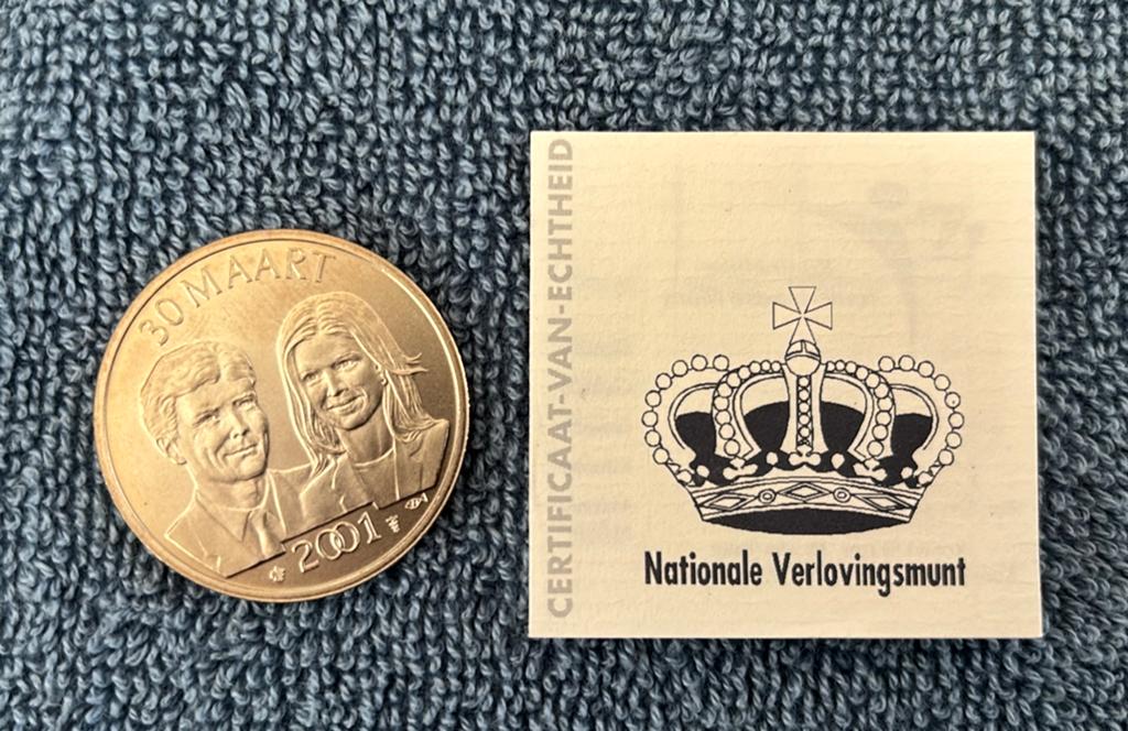 Nationale Verlovingsmunt Willem-Alexander & Máxima 2001, Koningin Beatrix, Geboorte of Huwelijk, Losse munt, Overige waardes