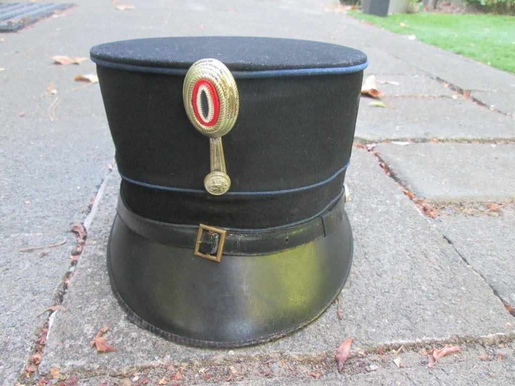 Kepie Schalkaar politie gedragen doch nette staat, Ophalen of Verzenden, Landmacht, Nederland, Embleem of Badge