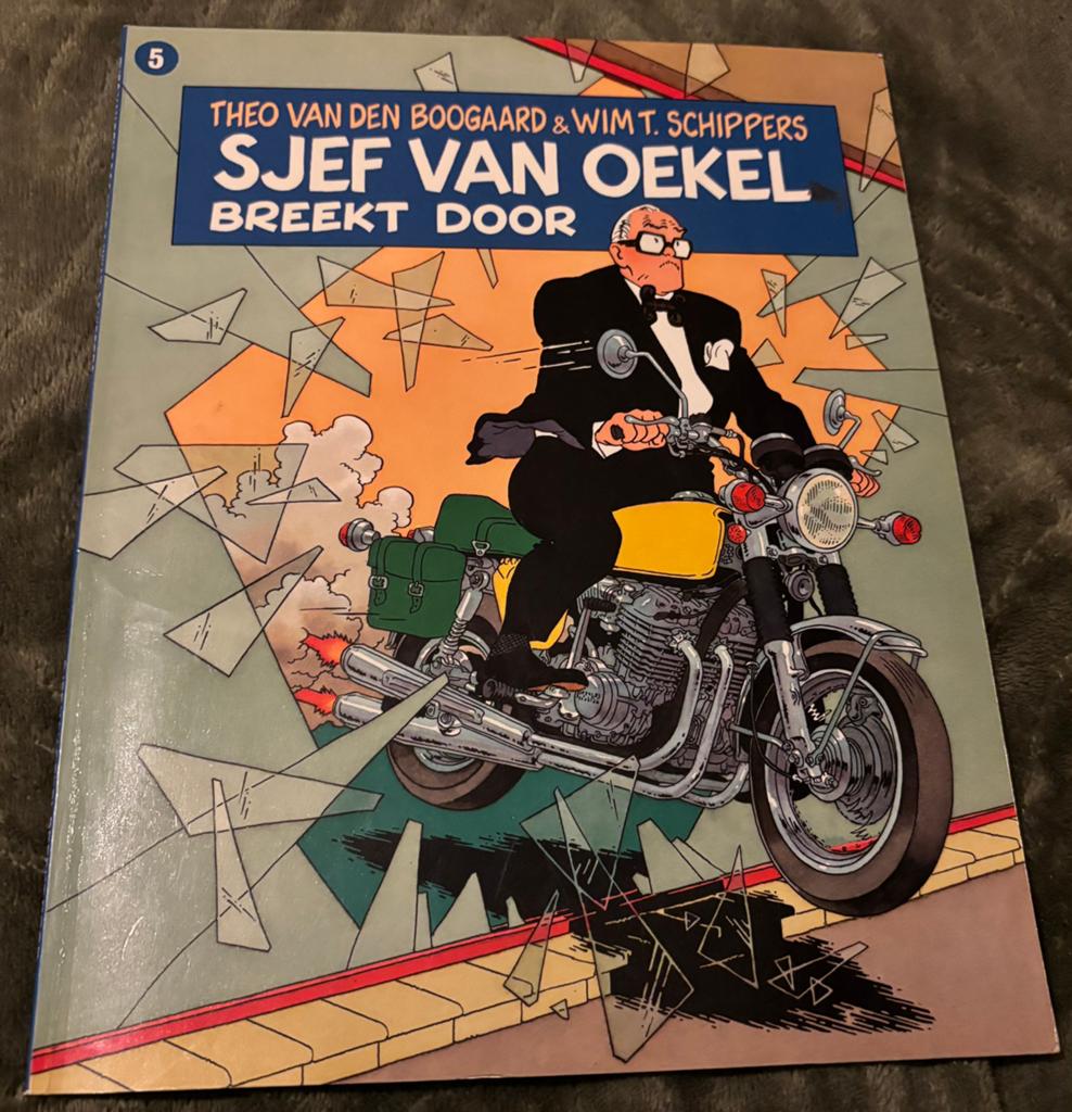 Sjef van Oekel strip #5: Breekt door #2, Eén stripboek, Ophalen of Verzenden, Gelezen