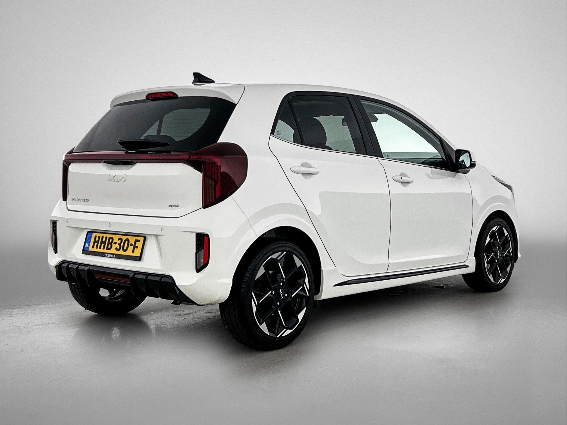 Kia Picanto 1.0 DPI GT-Line | Schuifdak | Stuur-/Stoelverwar, Auto's, Voorwielaandrijving, 4 stoelen, Wit, Bedrijf