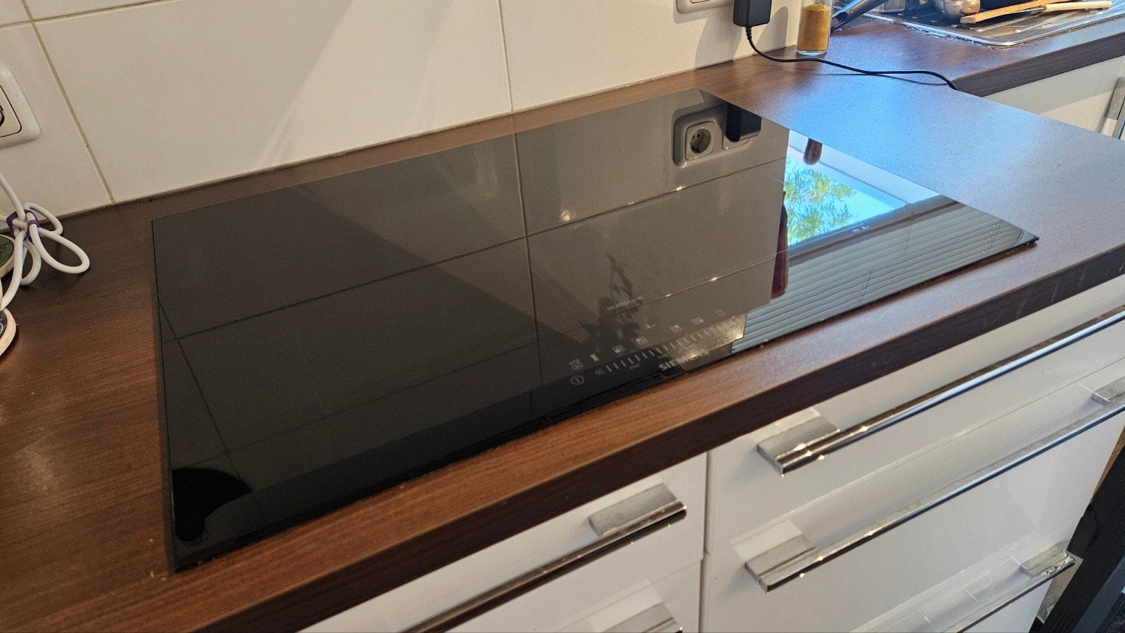 Siemens studioLine Inductiekookplaat ED777FQC5E (70 cm), Witgoed en Apparatuur, Kookplaten, Ophalen, 4 kookzones, Zo goed als nieuw