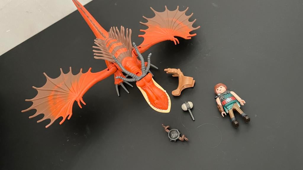 Playmobil haaktand hoe tem je een draak, Ophalen, Zo goed als nieuw
