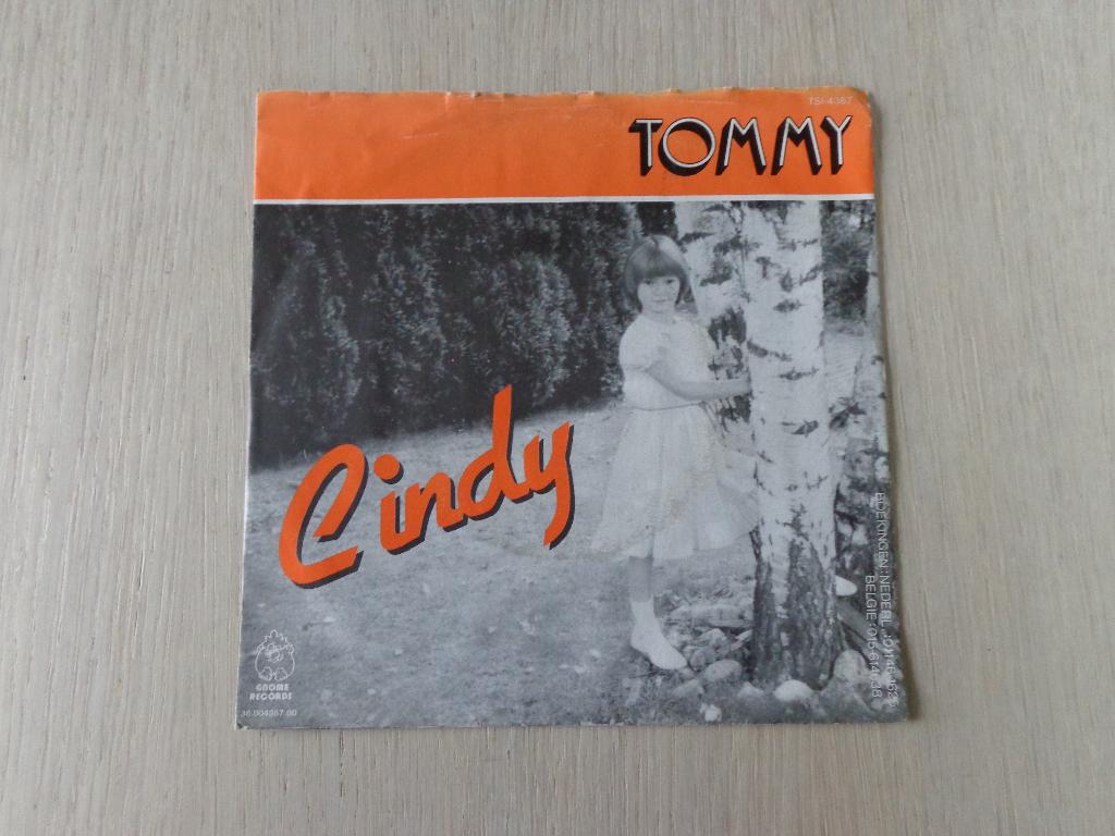 Cindy – Tommy, 7 inch, Single, Ophalen of Verzenden, Zo goed als nieuw