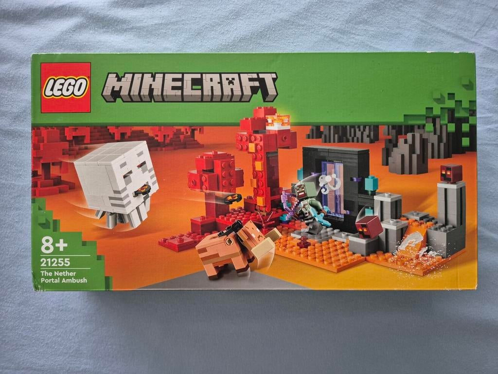 Minecraft Lego 21255 The nether Portal Ambush, Ophalen of Verzenden, Nieuw