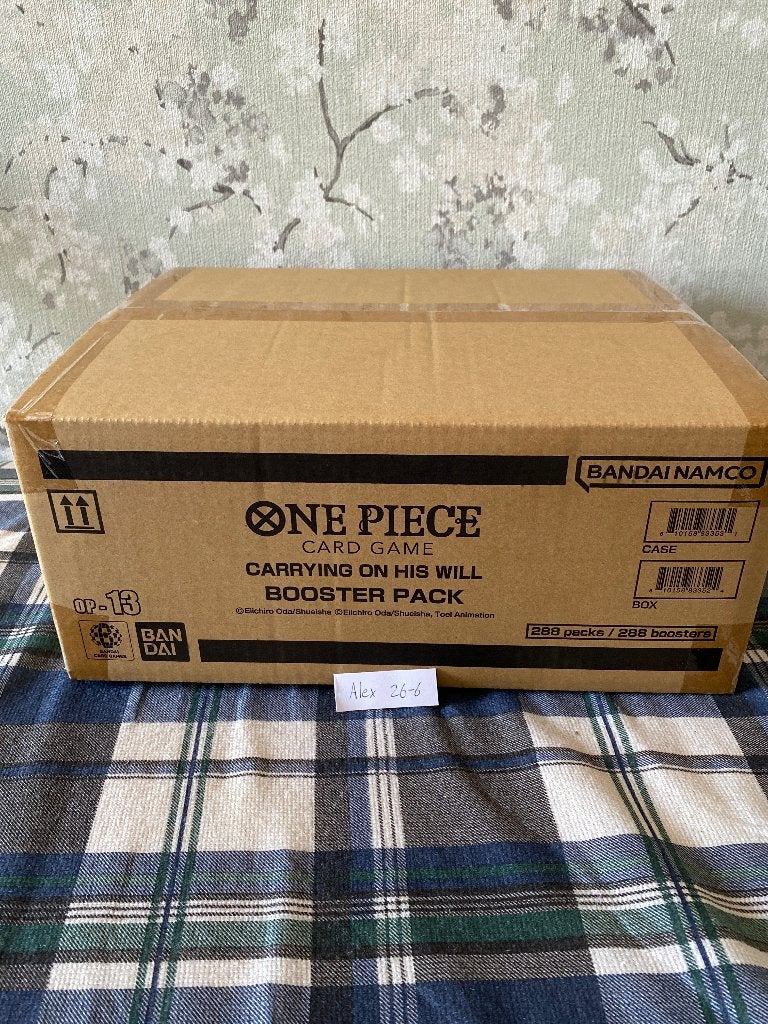 One piece OP13 Case sealed met factuur, Ophalen, Nieuw, Boosterbox