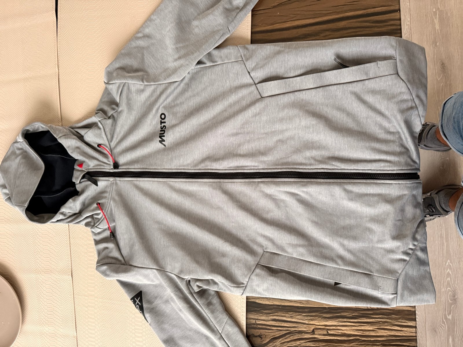 Musto LPX Softshell Jas Maat M - Zo goed als nieuw, Ophalen of Verzenden, Zo goed als nieuw, Maat 48/50 (M), Grijs