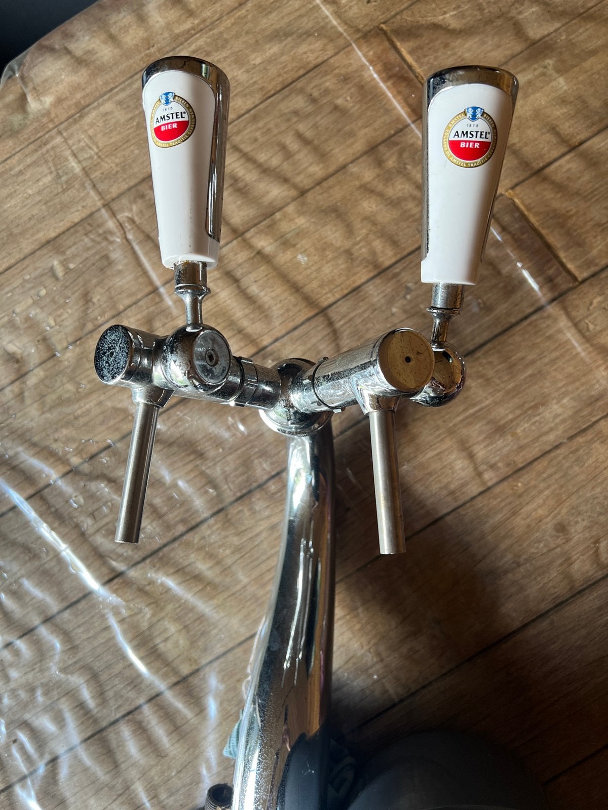 Dubbel biertap Amstel, Ophalen, Gebruikt, Overige typen, Amstel