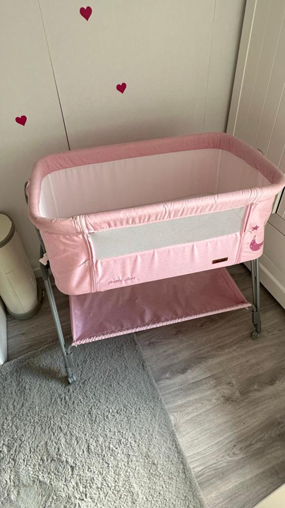 Chipolino Co-Sleeper - Roze, Ophalen of Verzenden, Zo goed als nieuw, Wieg