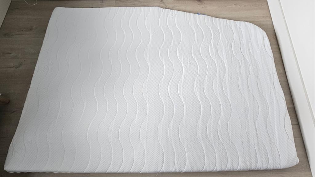 Matrastopper caravan Frans bed 200x140cm HR55 koudschuim, Ophalen, 140 cm, Matras, 200 cm