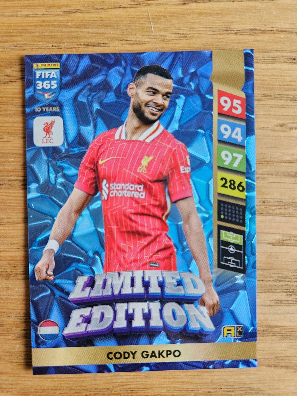 Cody Gakpo Limited Edition Panini FIFA 365 kaart, Ophalen of Verzenden, Nieuw, Buitenlandse clubs, Spelerskaart