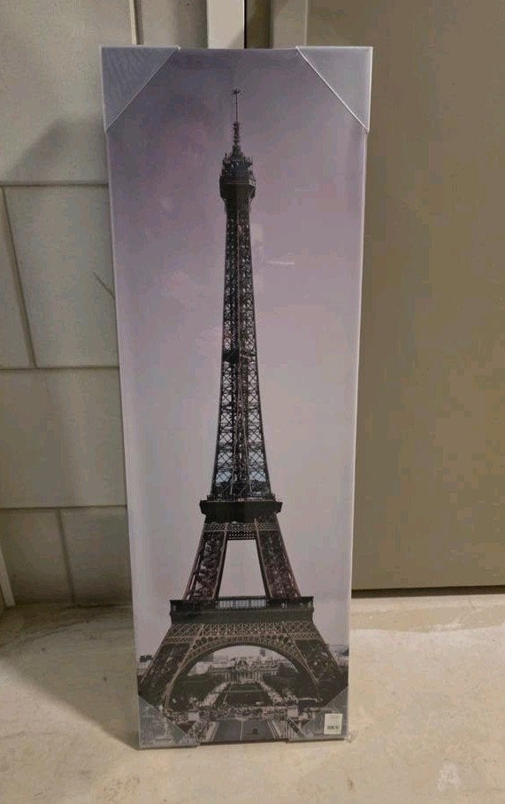 Groot canvasdoek schilderij Eiffeltoren Parijs Paris NIEUW, Ophalen, Nieuw
