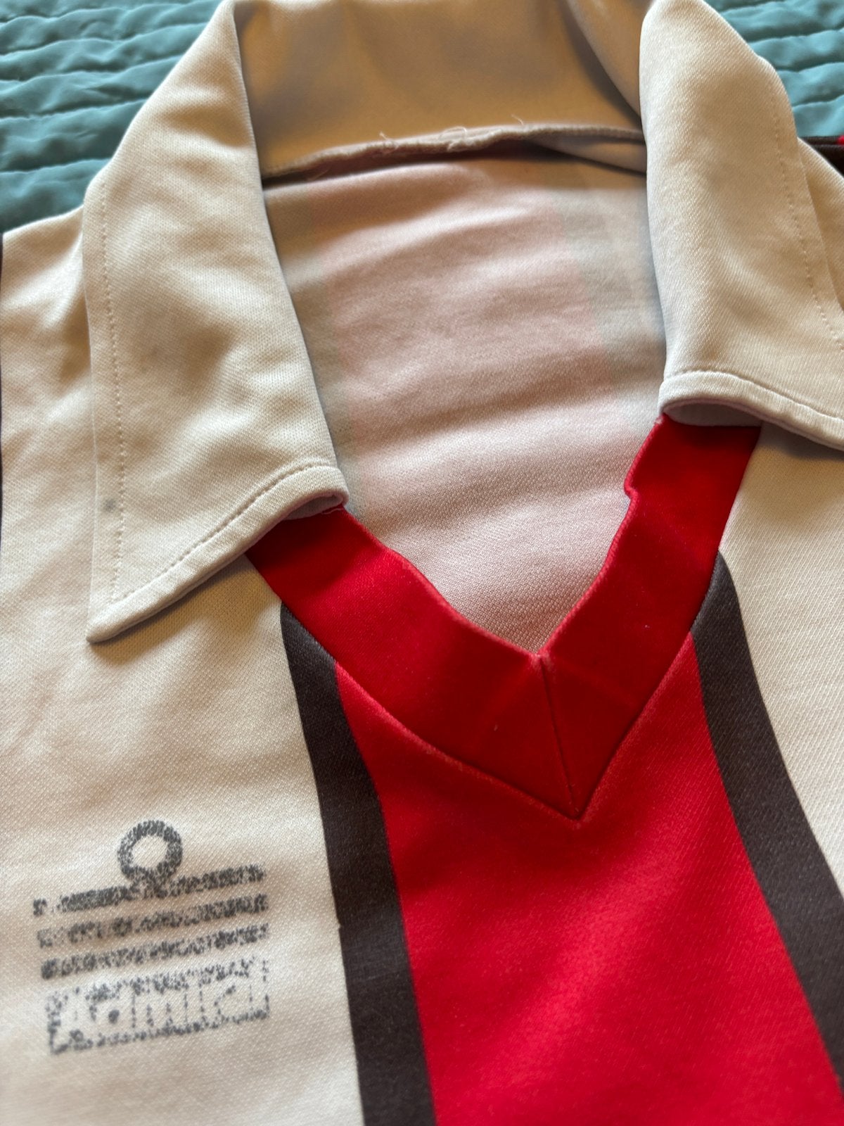 Vintage Admiral voetbalshirt, Ophalen of Verzenden, Voetbal, Gedragen, Rood