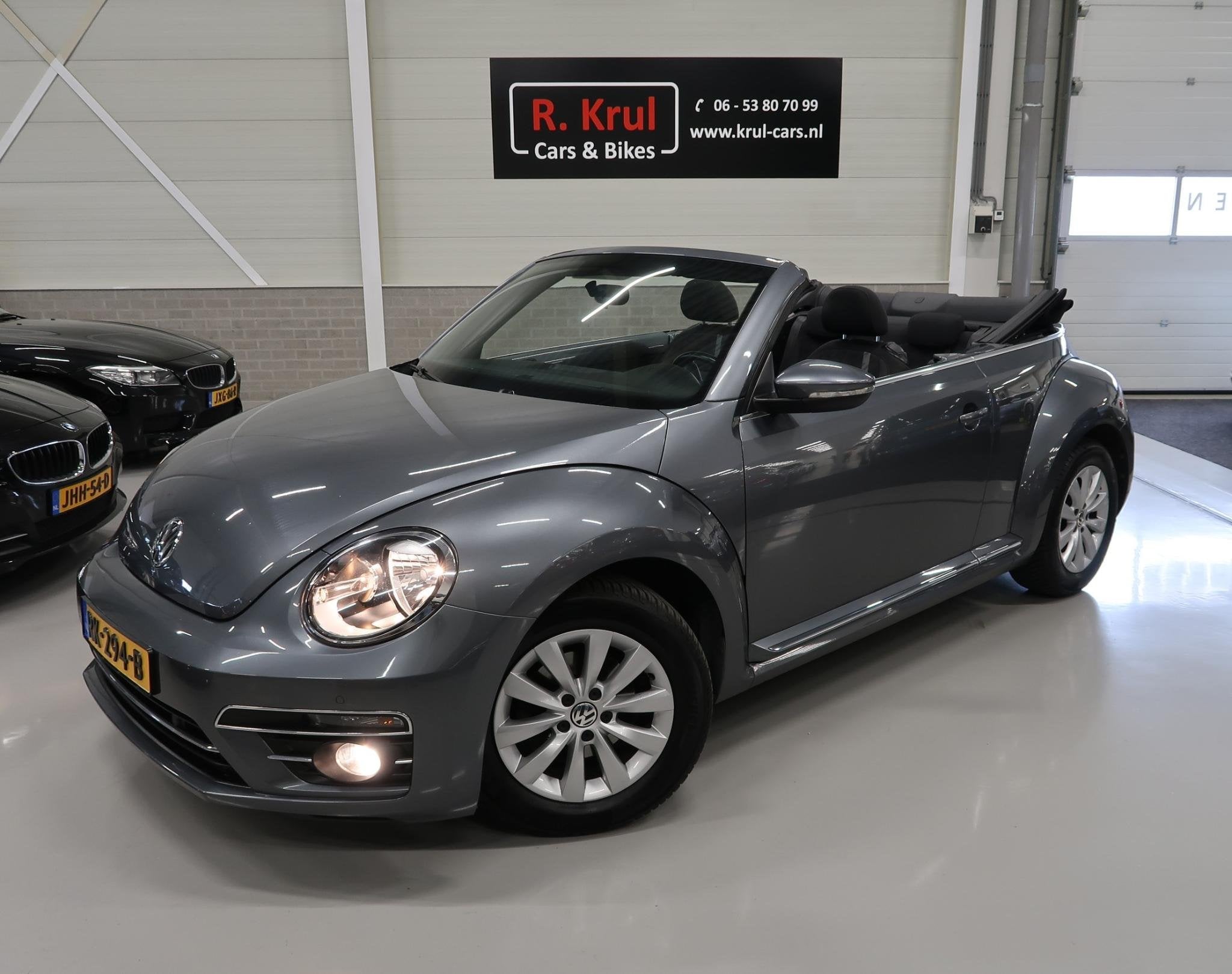 Volkswagen Beetle Cabriolet 1.2 TSI Design Airco-ecc Stoelve, Voorwielaandrijving, Stof, Gebruikt, 4 cilinders