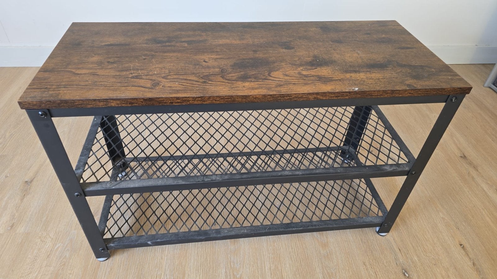 Schoenenrek met 2 niveaus - industrieel design, Ophalen, Zo goed als nieuw