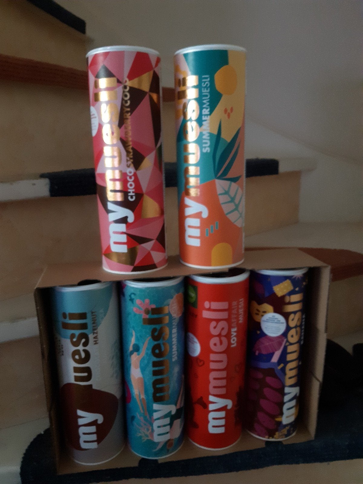 Muesli buizen, Ophalen, Zo goed als nieuw