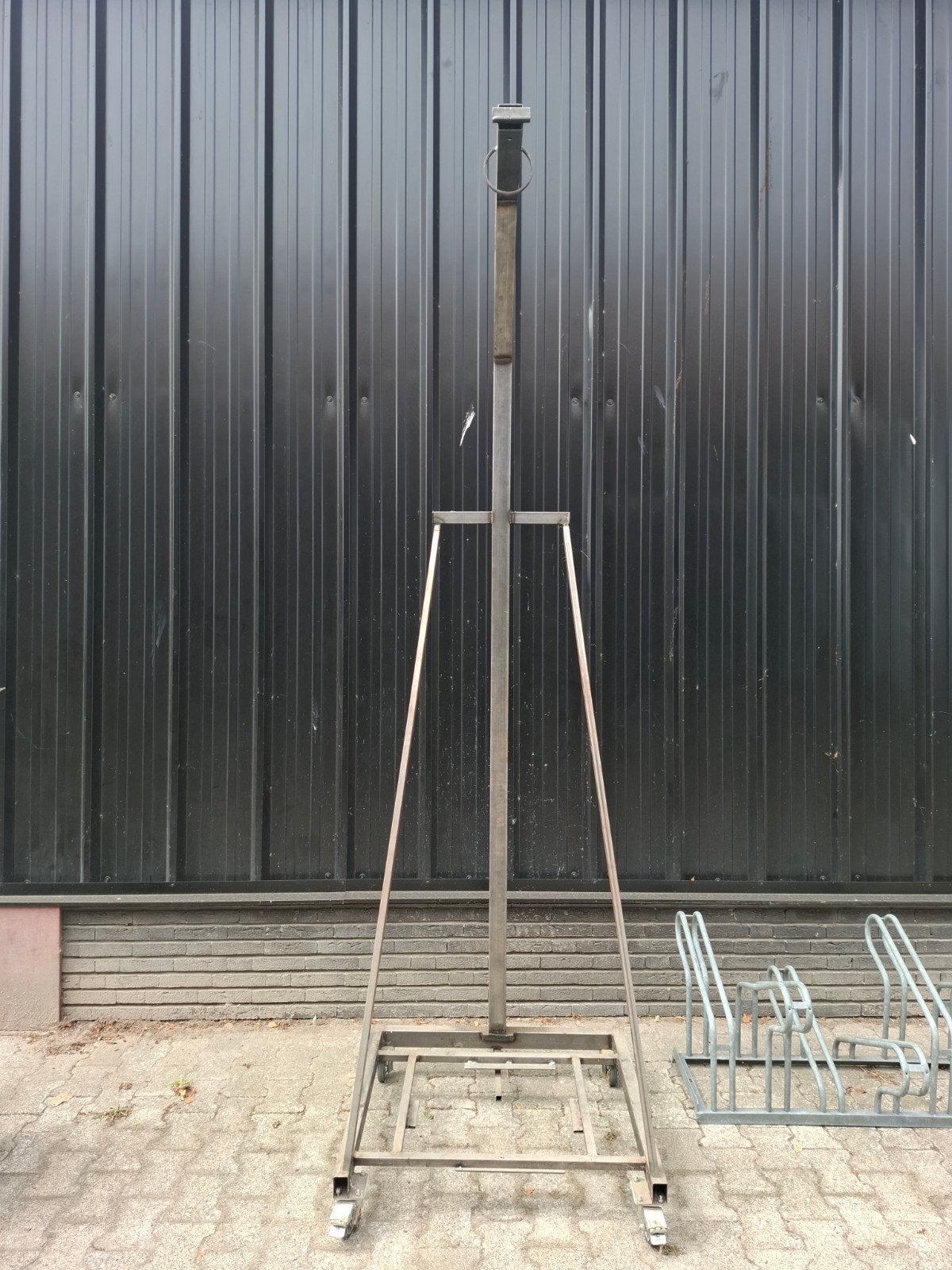 Boksbal frame / standaard op wielen, Ophalen, Zo goed als nieuw, Boks-accessoire