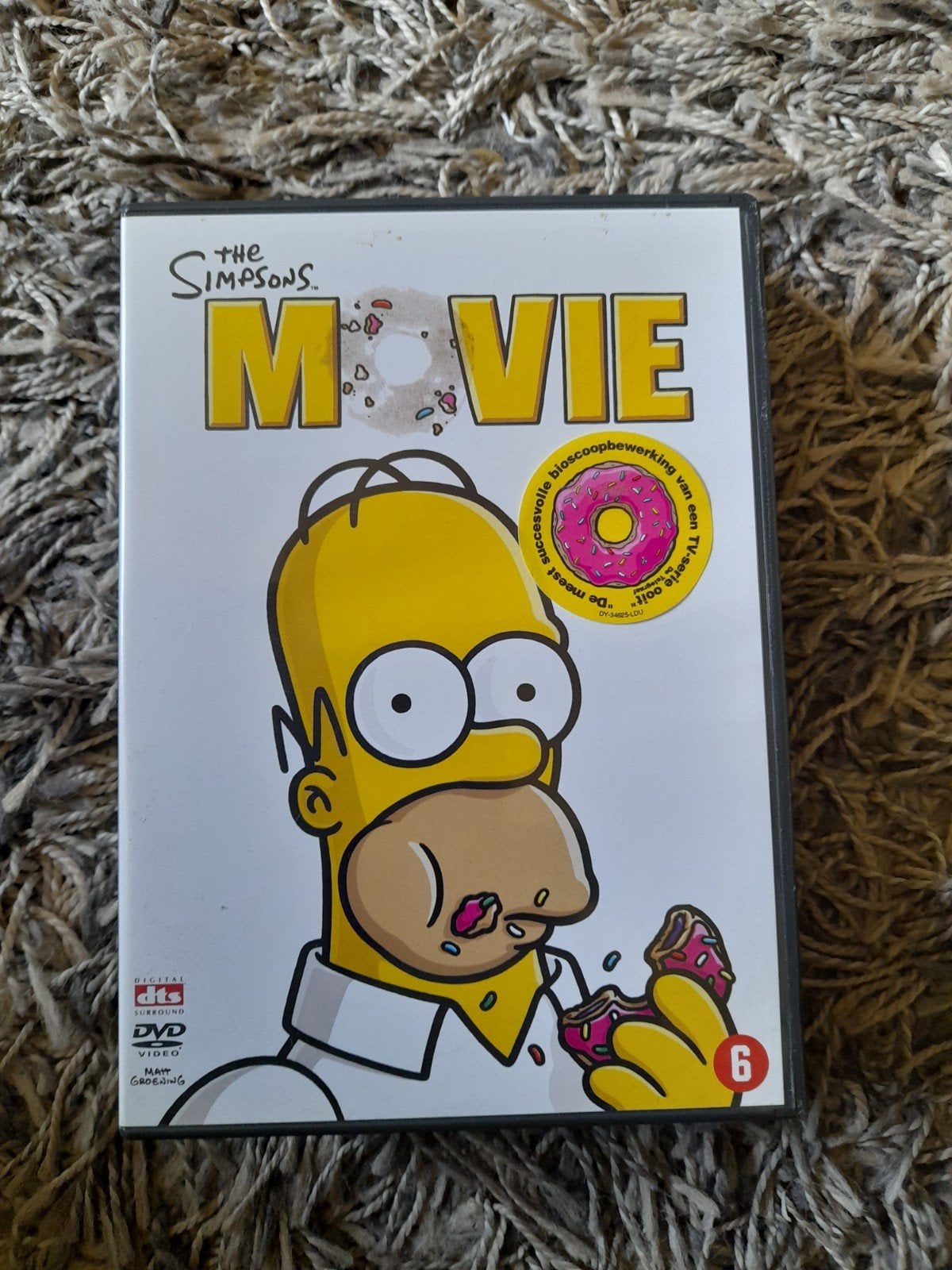 dvd the simpsons movie, Gebruikt, Amerikaans, Nederlands, Ophalen of Verzenden