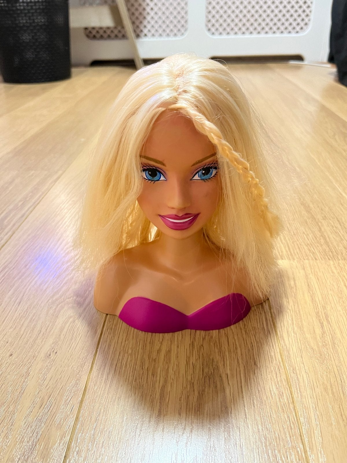 Barbie Stylinghoofd met Blond Haar, Ophalen of Verzenden, Zo goed als nieuw, Barbie