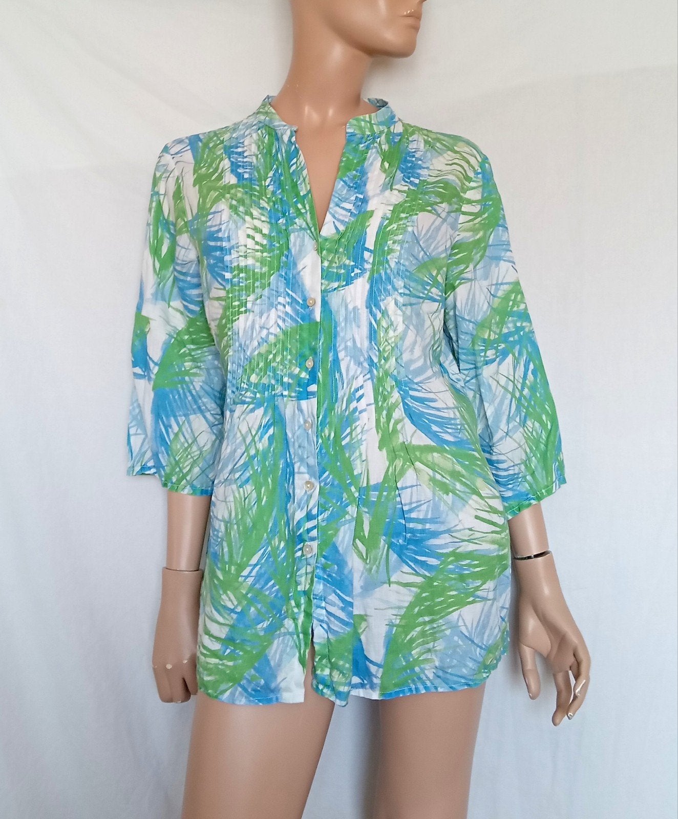 MALVIN LINNEN Blouse , Maat 42, Ophalen, Zo goed als nieuw, Maat 42/44 (L), Overige kleuren