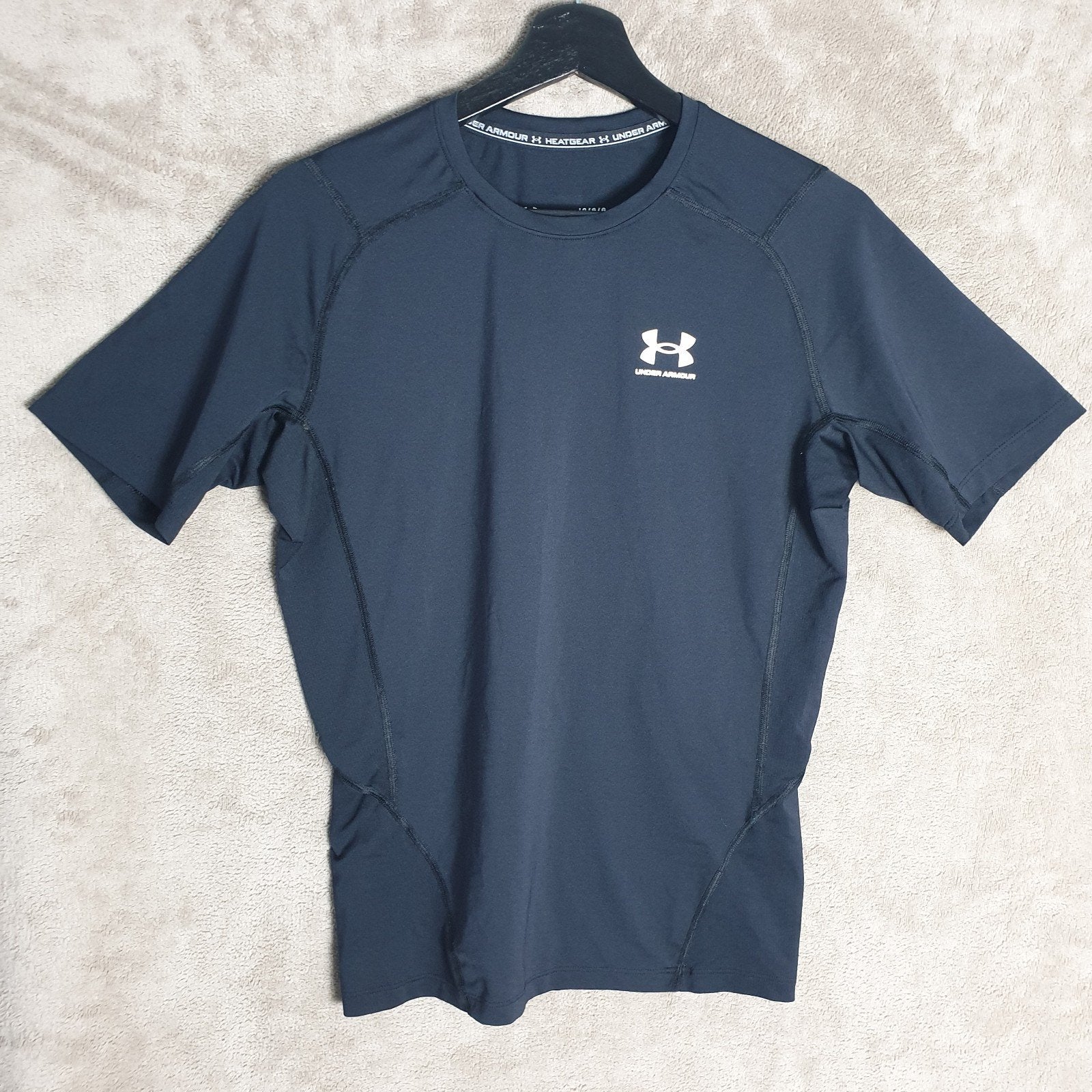 Under Armour HeatGear compressie T-shirt - Maat L, Kleding | Heren, Maat 52/54 (L), Zwart, Under Armour, Ophalen of Verzenden