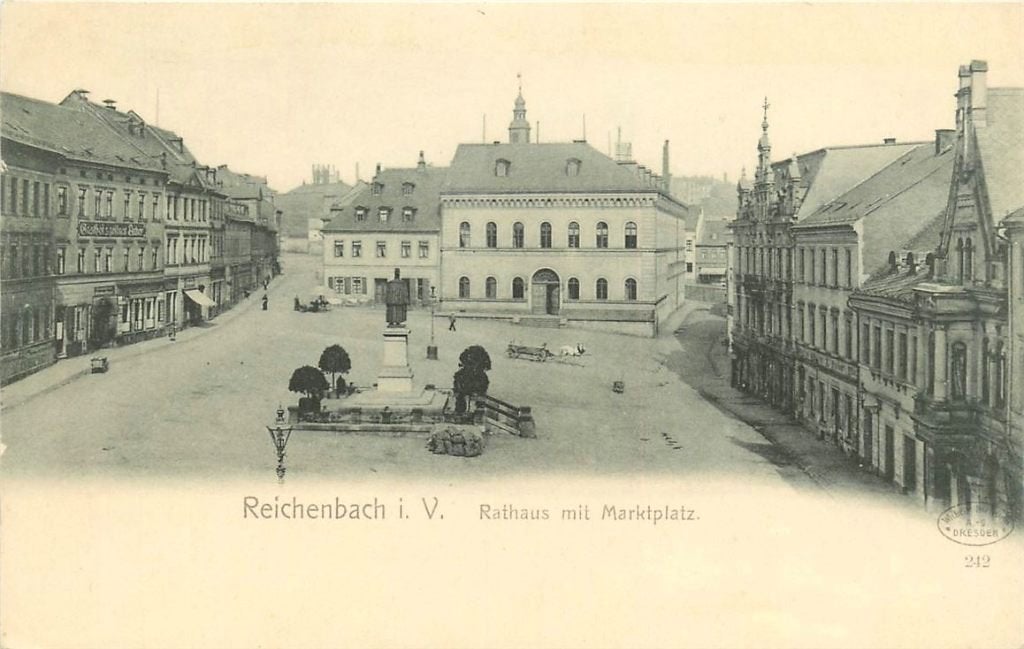 379-044-003 Reichenbach i V Rathaus, Ophalen of Verzenden, Voor 1920, Duitsland