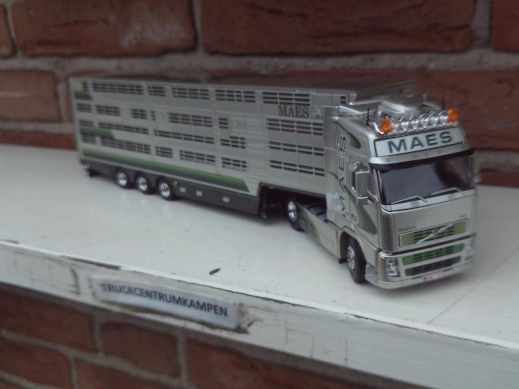 Tekno  Volvo  FH2  Globetrotter  van  Maes., Hobby en Vrije tijd, Modelauto's | 1:50, Ophalen of Verzenden, Nieuw, Bus of Vrachtwagen