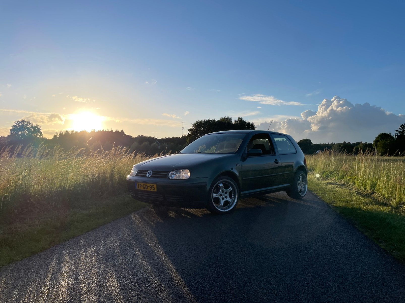 Volkswagen Golf 1.9 TDI 81KW 1998 Groen, Auto's, Voorwielaandrijving, Stof, Zwart, 4 cilinders