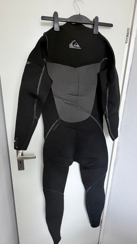 Quiksilver Syncro Plus XL 5/4/3mm Wetsuit Chest Zip Zwart, Watersport en Boten, Wetsuit, Heer, Quiksilver, Ophalen of Verzenden