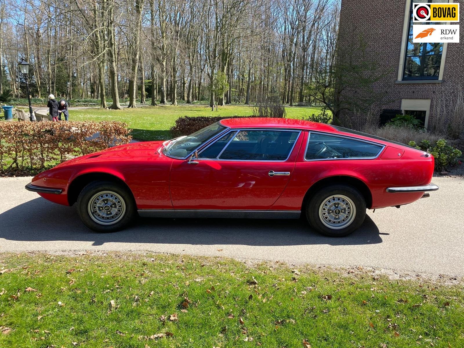 Maserati INDY 4700 needs engine overhaul, Auto's, Oldtimers, Lederen bekleding, Zwart, 4 stoelen, Leder