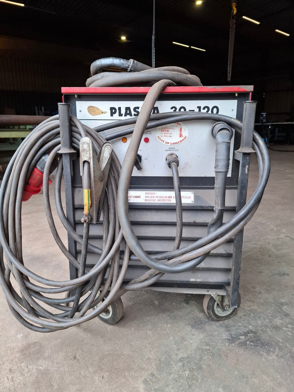 Plasma snijder 30-120 ampère compleet, Ophalen of Verzenden, 250 ampère of meer, Overige typen