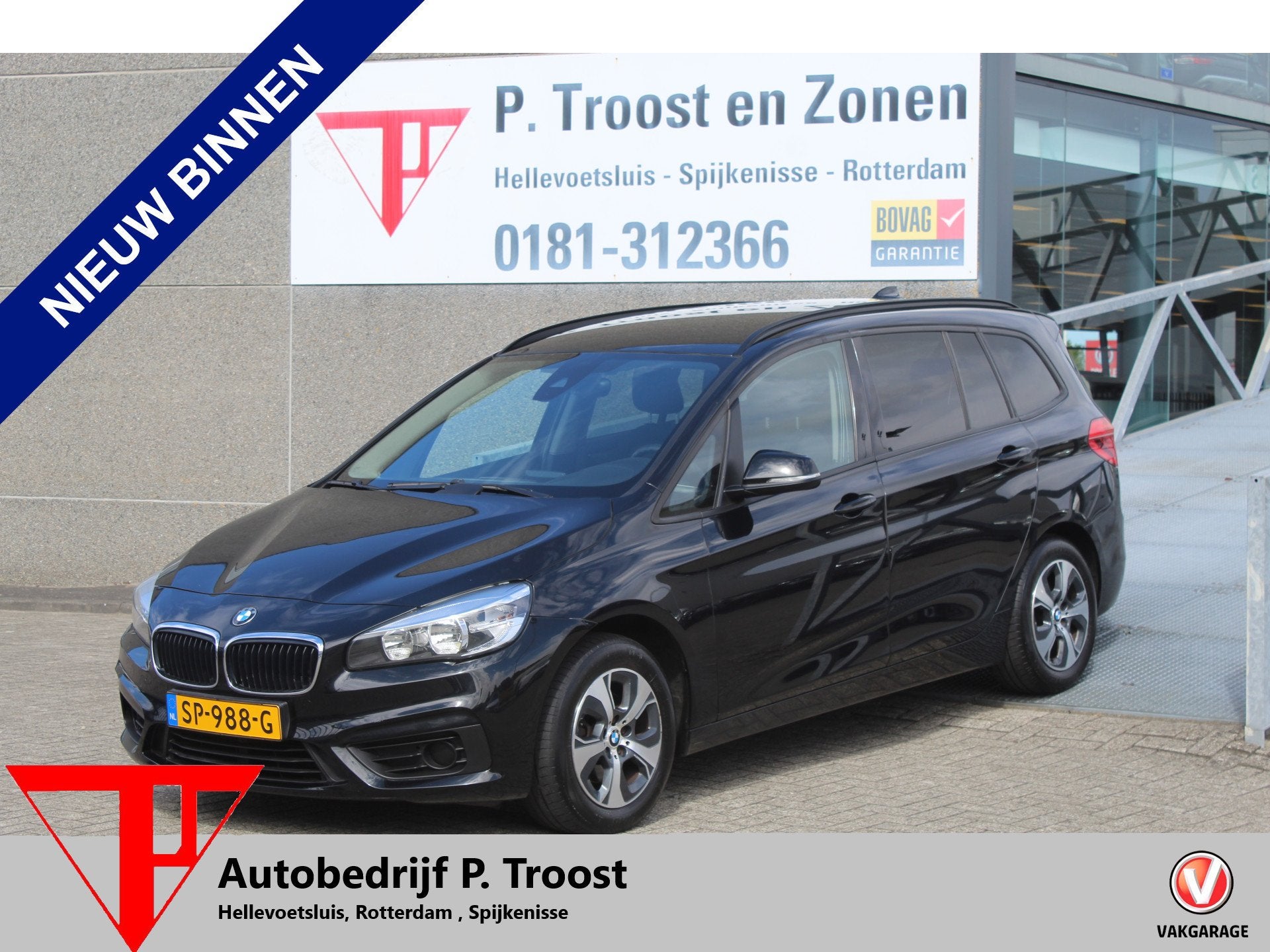 BMW 2 Serie Gran Tourer 216d 7p. *Meeneemprijs*APK t/m 24-05, Voorwielaandrijving, Stof, Gebruikt, 2-Serie Gran Tourer