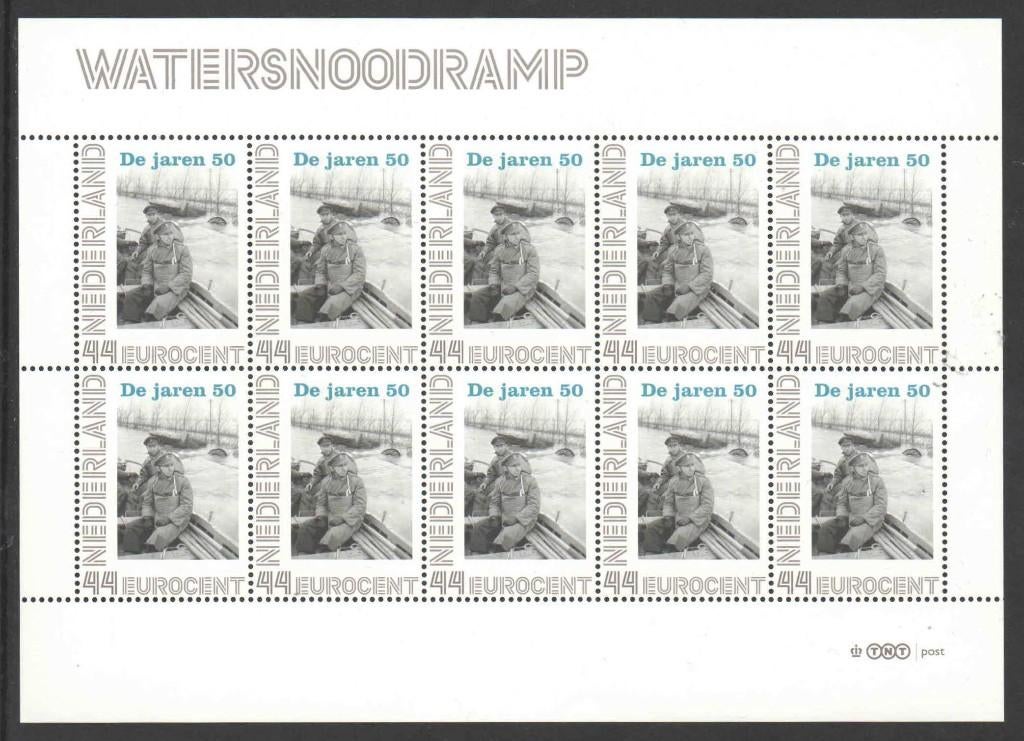 Nostalgie op Postzegels Jaren '50: Watersnoodramp, Postzegels en Munten, Ophalen of Verzenden, Na 1940, Postfris