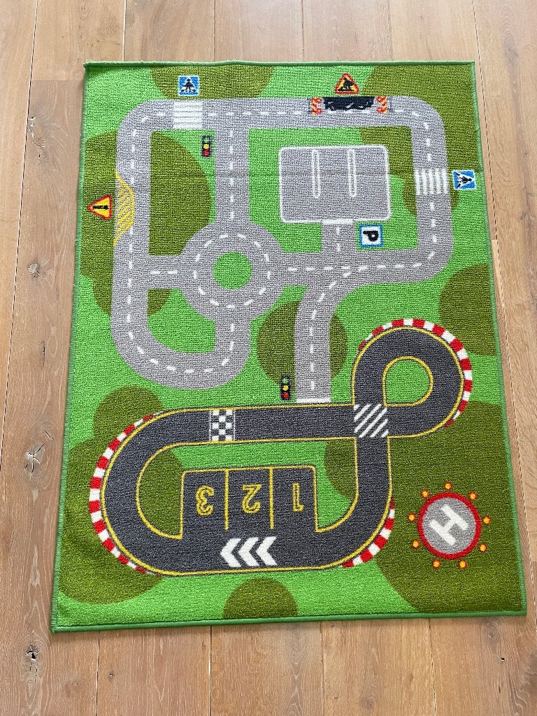 Ikea Lillabo speelkleed met racebaan. 100 x 133 cm, Kinderen en Baby's, Ophalen of Verzenden, Zo goed als nieuw