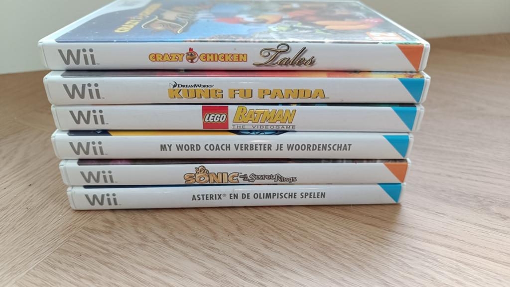 Wii Spellen: Sonic, Asterix, Batman, Kungfu Panda, etc., Avontuur en Actie, Gebruikt, Eén computer, Ophalen of Verzenden