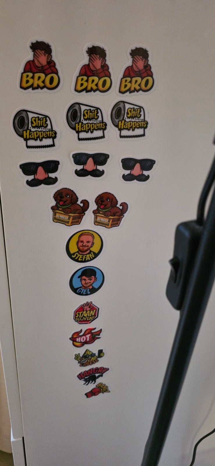 Diverse Sticker Collectie - Humor, Jumbo, BN'ers, Ophalen of Verzenden, Zo goed als nieuw, Overige typen