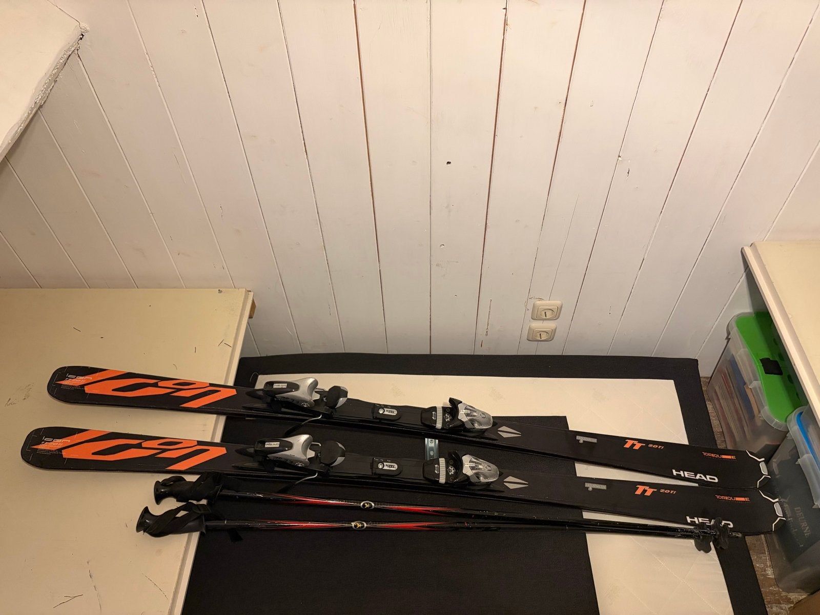 Head Icon TT 2011 ski's met bindingen en stokken, Ophalen, 160 tot 180 cm, Gebruikt, Carve